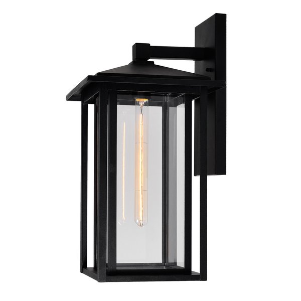 Cwi Lighting Crawford 1 Light Black Outdoor Wall Light 0417W11-1-101